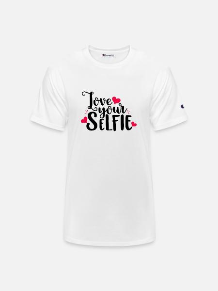 Love Your Selfie - Champion Unisex T-Shirt - white