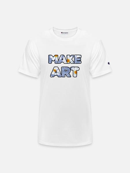 Make Art daisy - Champion Unisex T-Shirt - white
