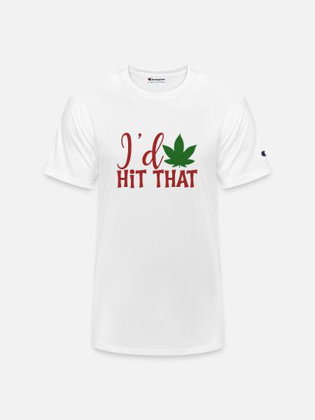 I d Hit That - Champion Unisex T-Shirt - white