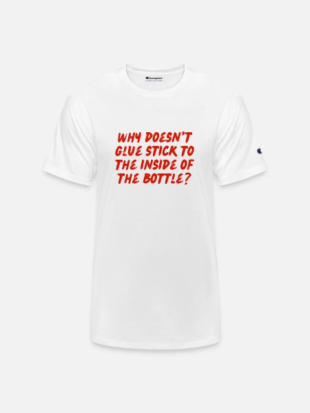 Glue - Champion Unisex T-Shirt - white