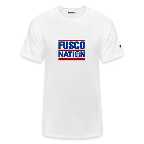 Fusco Nation with Mic (250th Show Commemorative) - Champion Unisex T-Shirt