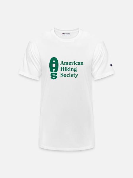 AHS logo green - Champion Unisex T-Shirt - white