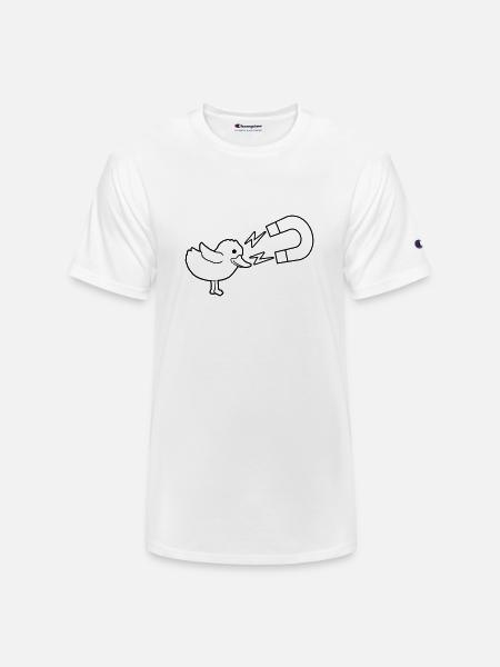 Womanizer Logo Chick Magnet - Champion Unisex T-Shirt - white