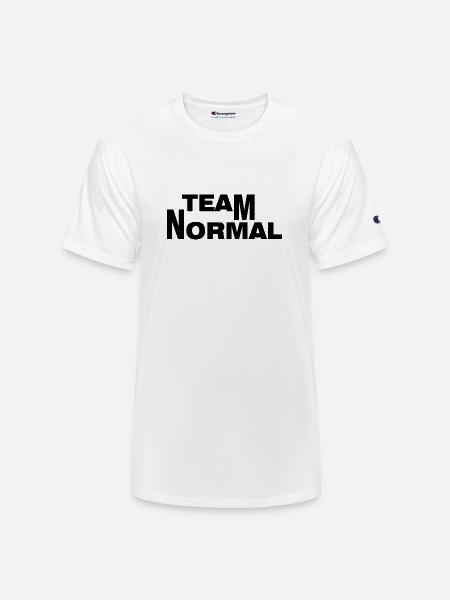 TEAM NORMAL - Champion Unisex T-Shirt - white