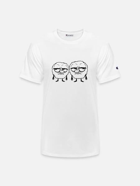 Team 2 monster annoyed - Champion Unisex T-Shirt - white