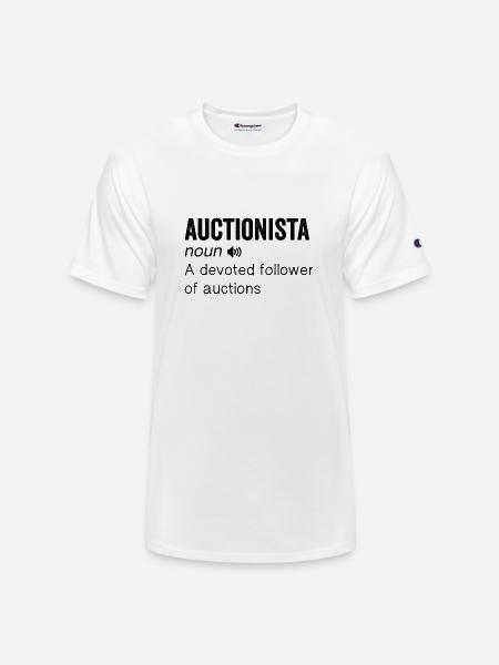 Auctionista definition - Champion Unisex T-Shirt - white