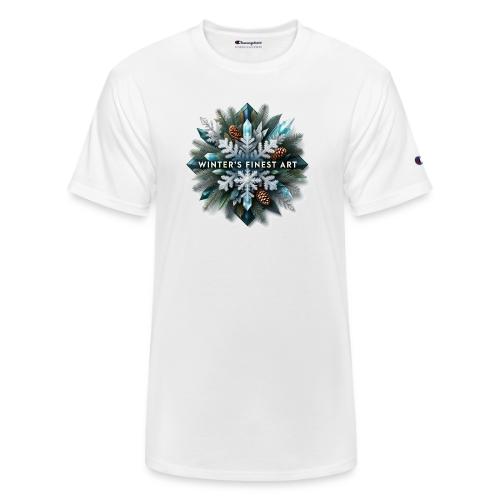 Intricate Frozen Evergreen T-Shirt - Champion Unisex T-Shirt