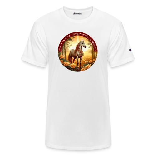Year of the Horse Guardian T Shirt, Lunar New Year - Champion Unisex T-Shirt