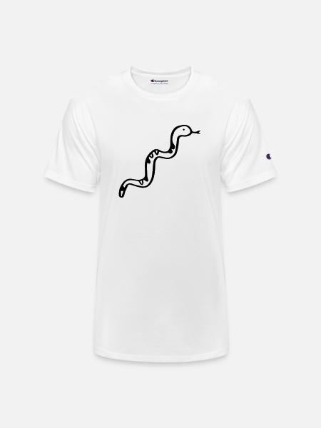 Snake - Poison - Champion Unisex T-Shirt - white