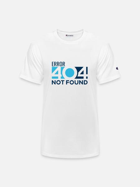 Oops! Error 404 - Champion Unisex T-Shirt - white
