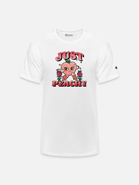 Just Peachy - Champion Unisex T-Shirt - white