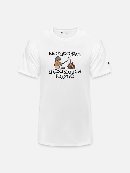 Professional Marshmallow Roaster - Champion Unisex T-Shirt - white