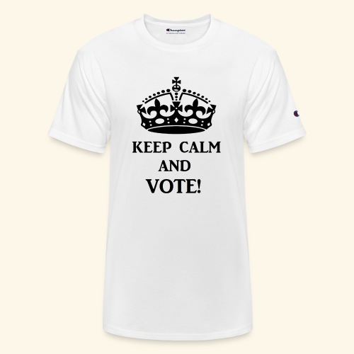 keep calm vote blk - Champion Unisex T-Shirt