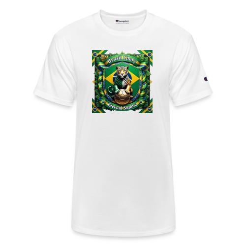 Brazil Jaguar Glory T-Shirt, Flag Pride Badge Gift - Champion Unisex T-Shirt