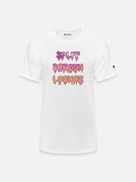 Split Screen Drip - Champion Unisex T-Shirt - white