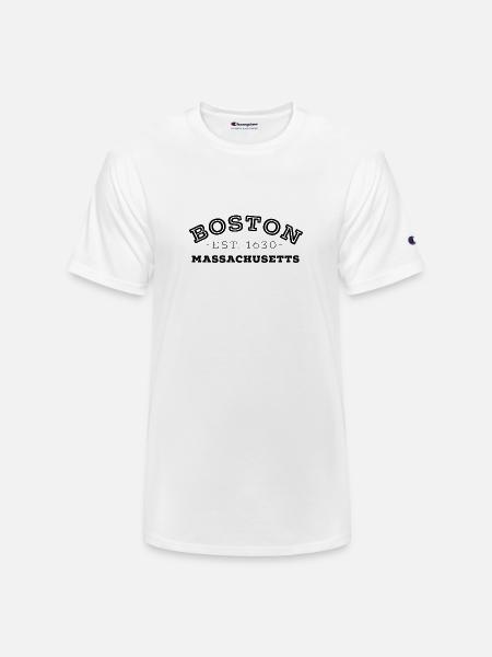Boston Massachusetts - Champion Unisex T-Shirt - white