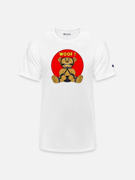 Woof - Champion Unisex T-Shirt - white