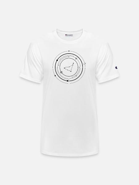 Midnight Spark Emblem - Champion Unisex T-Shirt - white