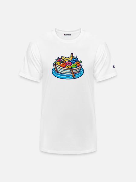 Fruity Boat Adventure - Champion Unisex T-Shirt - white