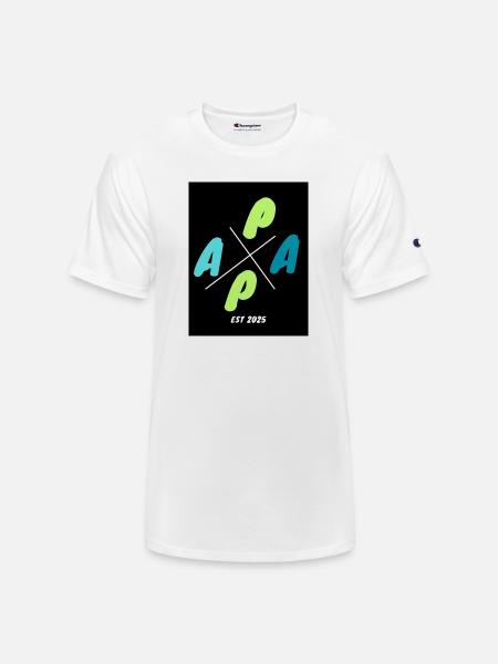 APPA Cross Logo EST 2025 - Champion Unisex T-Shirt - white