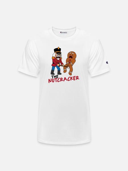 Nutcracker vs Gingerbread man - Champion Unisex T-Shirt - white