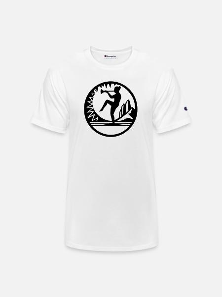 Horn Dancer Emblem - Champion Unisex T-Shirt - white