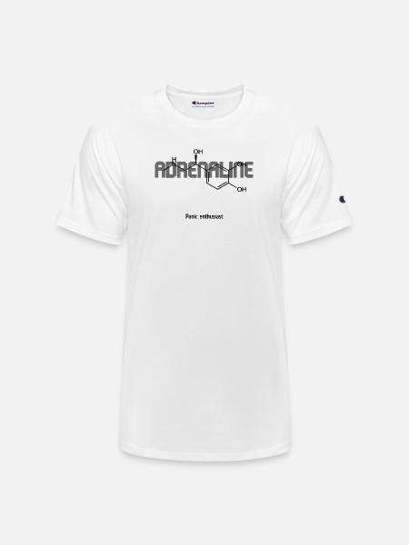 Adrenaline Chemistry Pulse - Champion Unisex T-Shirt - white