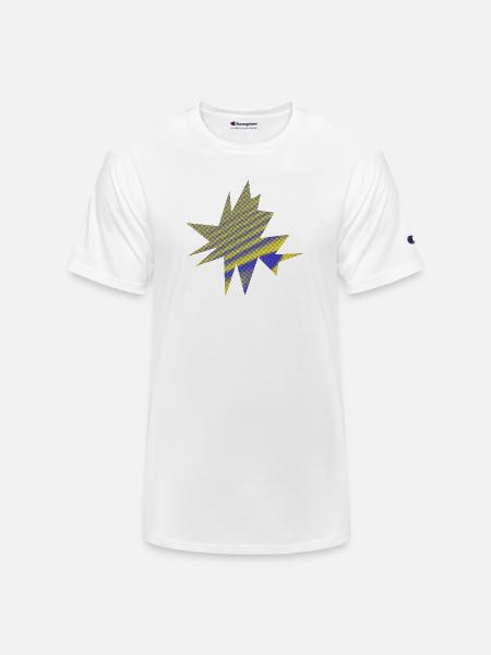 Vibrant Nebula Starburst - Champion Unisex T-Shirt - white