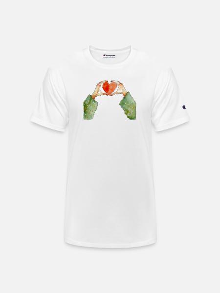 Hands Heart - Champion Unisex T-Shirt - white