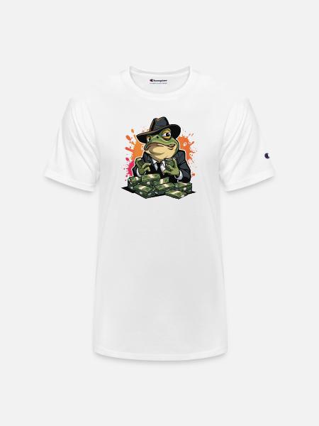 Exaggerated Expression Vector Illustration - Champion Unisex T-Shirt - white