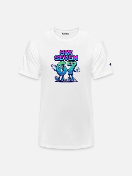 Six Seven 6 7 - Champion Unisex T-Shirt - white