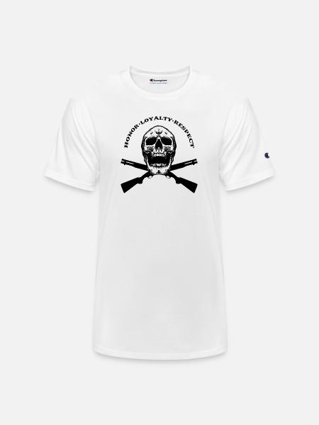 HONOR LOYALTY RESPECT - Champion Unisex T-Shirt - white