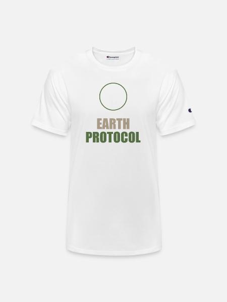 Earth Protocol Eco-Tech Label - Champion Unisex T-Shirt - white