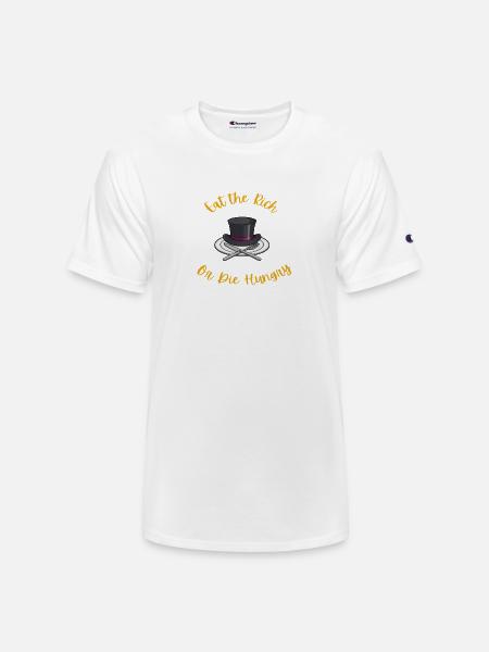 Eat the rich - Champion Unisex T-Shirt - white