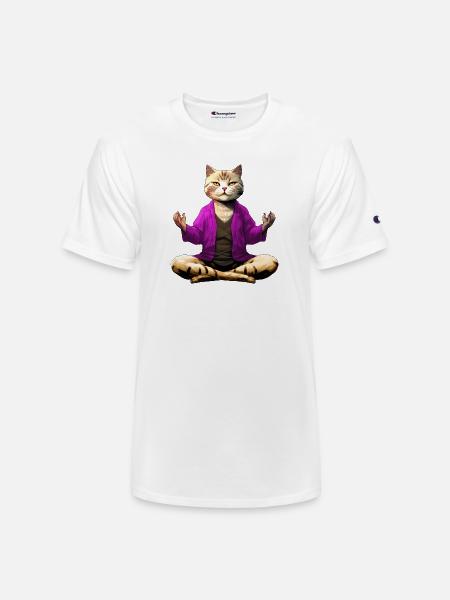 Yogi the Cat - Champion Unisex T-Shirt - white
