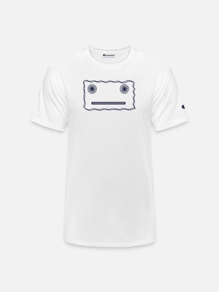 Happy Face - Champion Unisex T-Shirt - white