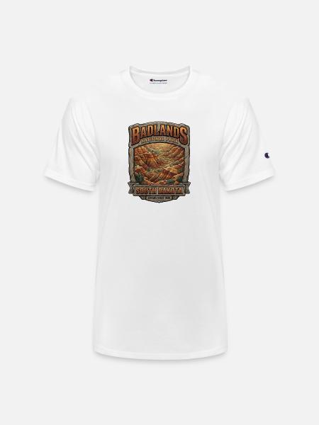 Badlands National Park Tee - Champion Unisex T-Shirt - white