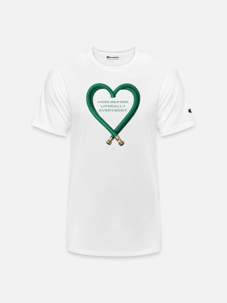 Hose Heart Humor - Champion Unisex T-Shirt - white