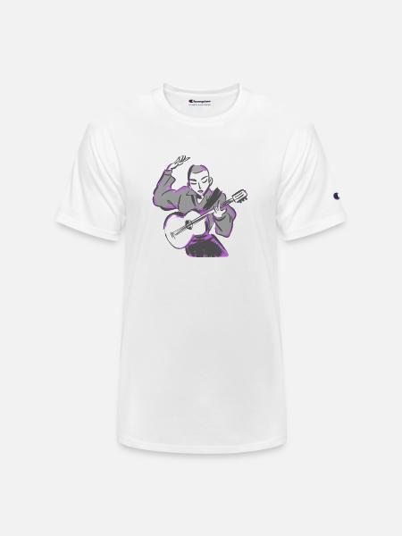 Learning_One_String - Champion Unisex T-Shirt - white