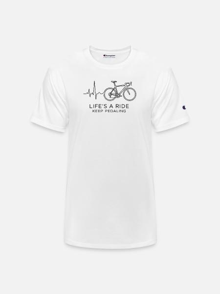 Ride Through Heartbeat - Champion Unisex T-Shirt - white