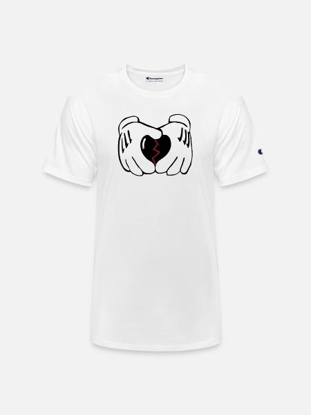 no_glove_love - Champion Unisex T-Shirt - white