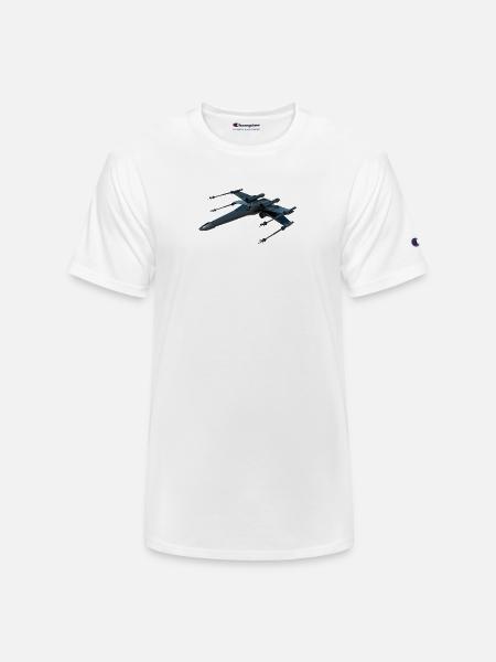 Stealth Fighter Jet Design - Champion Unisex T-Shirt - white