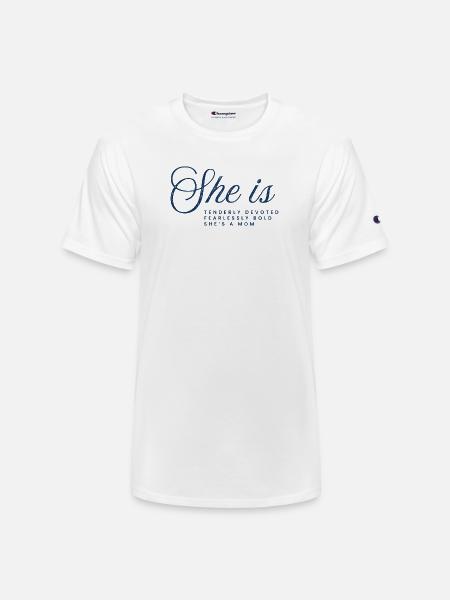 The Fearless Mother - Champion Unisex T-Shirt - white