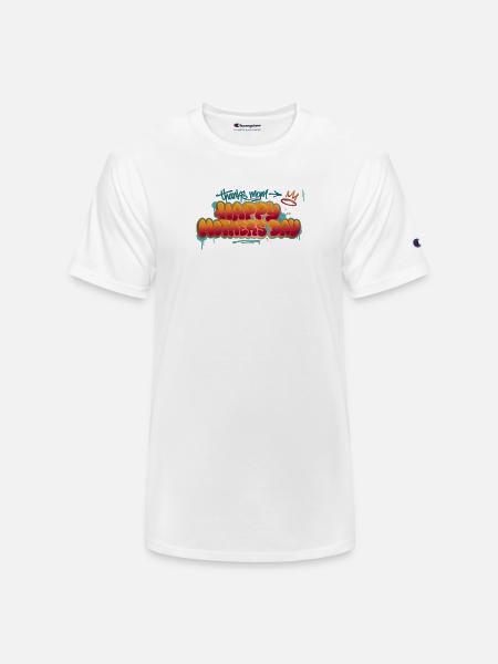 Graffiti Happy Mother's Day Splash - Champion Unisex T-Shirt - white
