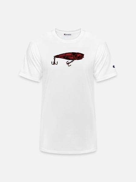 Fishing Lure Bait Predator - Champion Unisex T-Shirt - white