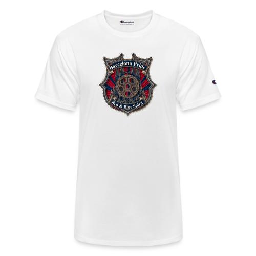 Barcelona Scarlet Pride T Shirt, Soccer City Gift - Champion Unisex T-Shirt