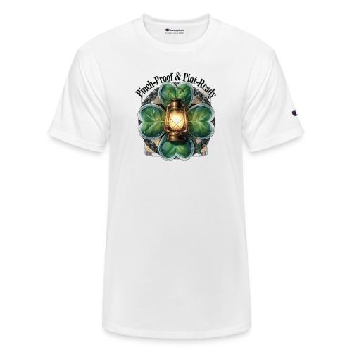 Pinch-Proof Lantern Clover T-Shirt - Champion Unisex T-Shirt