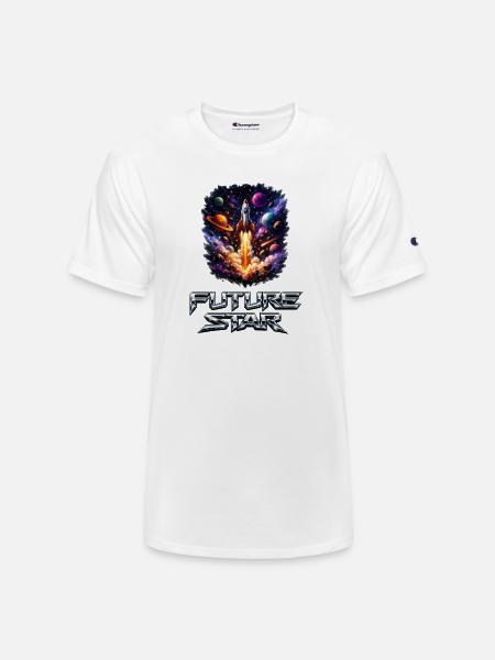 Future Star Rocket Burst - Champion Unisex T-Shirt - white