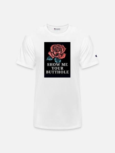 Rose Bold Text Statement - Champion Unisex T-Shirt - white