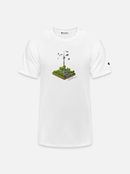 Berliner Ferneshturm - Champion Unisex T-Shirt - white